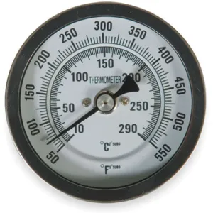 APPROVED VENDOR 1NFY7 Bimetal Thermometer 3 Inch Dial 50 To 550f | AB2RDX