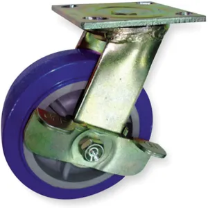 APPROVED VENDOR 1NUX8 Swivel Plate Caster With Brake 900 Lb 8 Inch Diameter | AB2UCT