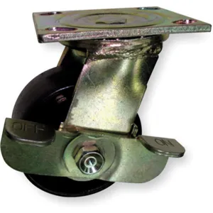 APPROVED VENDOR 1NVC7 Swivel Plate Caster With Brake 1200 Lb 6 Inch Diameter | AB2UEF