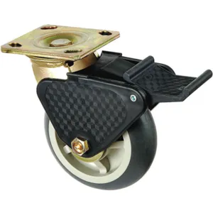 APPROVED VENDOR 1NVD7 Swivel Plate Caster With Brake 450 Lb 6 Inch Diameter | AB2UEQ