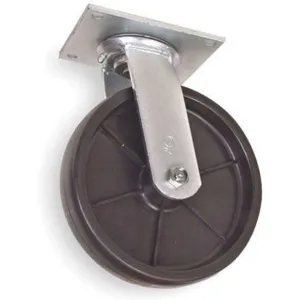 APPROVED VENDOR 1NVP4 Swivel Plate Caster 1000 Lb 8 Inch Diameter | AB2UJA