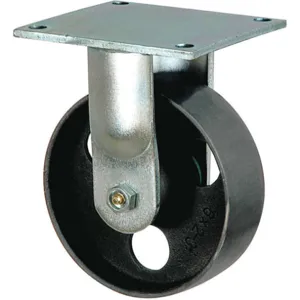 APPROVED VENDOR 1NVR3 Rigid Plate Caster 1200 Lb 6 Inch Diameter | AB2UJJ