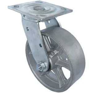 APPROVED VENDOR 1NWL8 Swivel Plate Caster 1250 Lb 8 Inch Diameter | AB2UPP