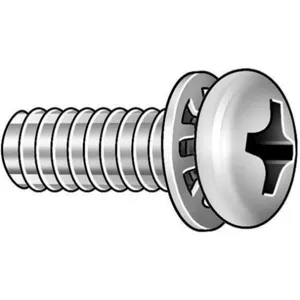 APPROVED VENDOR 6GU48 Machine Screw Pan, 10Mm Length,M3 x 0.50Mm Thread Size, 10PK | AE8ZUT