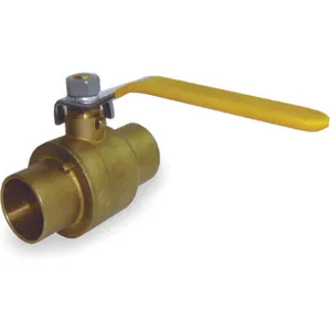 APPROVED VENDOR 1PYP6 Brass Ball Valve Inline Solder 1-1/4 In | AB2ZJR