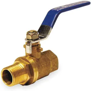 APPROVED VENDOR 1PYT3 Brass Ball Valve Fnpt x Mnpt 1-1/4 In | AB2ZJY