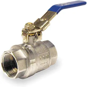 APPROVED VENDOR 1PYU8 Chrome-plated Brass Ball Valve Inline Fnpt 1/4 In | AB2ZKN