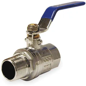 APPROVED VENDOR 1PYX5 Chrome-plated Brass Ball Valve Fnpt x Mnpt 1 In | AB2ZLD