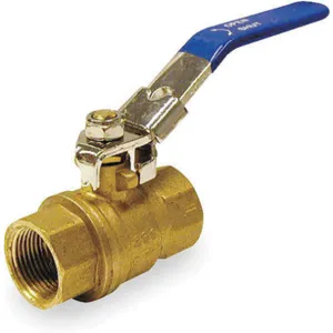 APPROVED VENDOR 1PYZ4 Brass Ball Valve Inline Fnpt 1-1/2 In | AB2ZLX