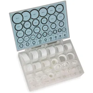 APPROVED VENDOR 1RHA1 O-ring Assortment Ptfe 325 Piece 36 Sizes | AB3CKZ