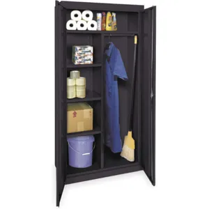 APPROVED VENDOR 1UEY9 Comb Storage Cabinet Black 78 Inch H 36 Inch Width | AB3MNK