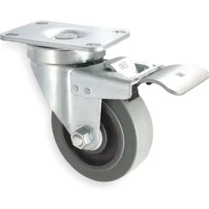 APPROVED VENDOR 1UHX6 Swivel Plate Caster With Total-lock 325 Lb 5 Inch Diameter | AB3NGM