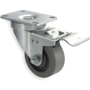 APPROVED VENDOR 1UHY7 Swivel Plate Caster With Total-lock 250 Lb | AB3NGY