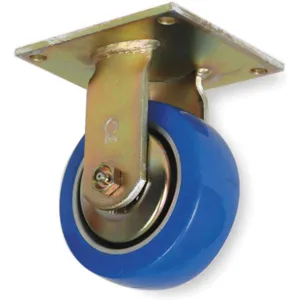 APPROVED VENDOR 1ULG4 Rigid Plate Caster 1050 Lb 5 Inch Diameter | AB3NRJ