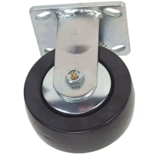 APPROVED VENDOR 1ULR1 Rigid Plate Caster 1200 Lb 6 Inch Diameter | AB3NUZ