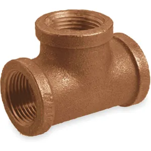 APPROVED VENDOR 1VEY8 Tee Red Brass 1/4 Inch 150 Psi Class 125 | AB3UHA