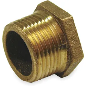 APPROVED VENDOR 6RCW2 Hex Bushing 1/2 x 1/4 Inch Red Brass | AF2CKT