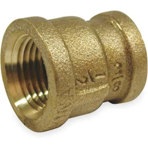 APPROVED VENDOR 1VGD2 Reducing Coupling Red Brass 1/2 x 3/8 In | AB3UVH