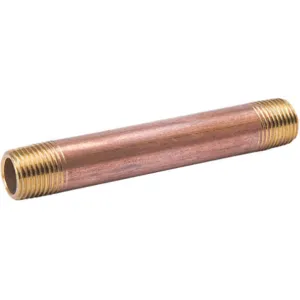 APPROVED VENDOR 1VGT3 Nipple Red Brass 3/4 x Close Threaded | AB3UZL