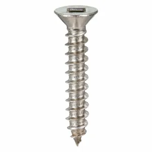 APPROVED VENDOR 1WA84 Metal Screw Flat #10 3/4 L, 100PK | AB3YMN