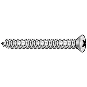 APPROVED VENDOR 1WB37 Metal Screw Oval #4 1 Inch Length, 100PK | AB3YRJ