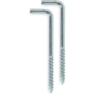 APPROVED VENDOR 1WBL2 Square Hook Length 2 3/8 Inch - Pack Of 20 | AB3YWH