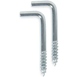 APPROVED VENDOR 1WBL6 Square Hook Zinc Length 1 3/16 Inch - Pack Of 20 | AB3YWL