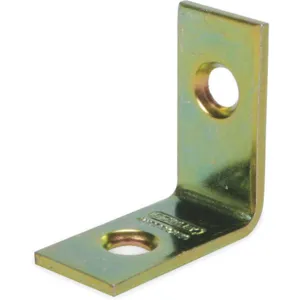 APPROVED VENDOR 1WDF4 Corner Brace Brass 1 x 1/2 Inch Pack Of 4 | AB3ZAB