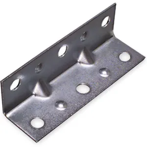 APPROVED VENDOR 1WDJ6 Corner Brace Steel 3/4 W x 3 1/2 Inch Length Pack Of 4 | AB3ZBA