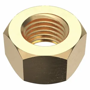 APPROVED VENDOR 1WE42 Hex Nut Full Brass 1-8 1 1/2 Inch Width | AB3ZFK