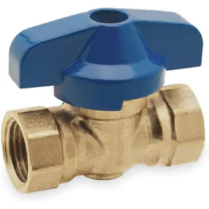 APPROVED VENDOR 1WMC6 Brass Gas Ball Valve Inline Fnpt 3/4 In | AB4AXD