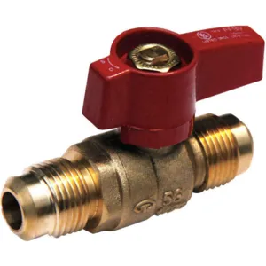 APPROVED VENDOR 1WME2 Gas Ball Valve Brass 1/2 Inch | AB4AXG