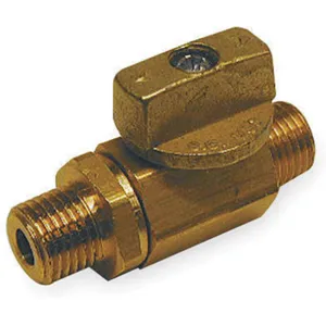 APPROVED VENDOR 1WMN5 Brass Ball Valve Inline Mnpt 1/4 In | AB4AYX