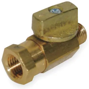 APPROVED VENDOR 1WMN3 Brass Ball Valve Fnpt x Mnpt 1/8 In | AB4AYW