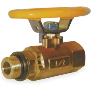 APPROVED VENDOR 1WMR2 Brass Ball Valve Fnpt x Mnpt 1/2 In | AB4AZM