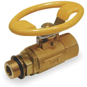 APPROVED VENDOR 1WMR5 Brass Ball Valve Inline Sae 7/16 In | AB4AZQ