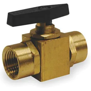 APPROVED VENDOR 1WMT1 Brass Ball Valve Inline Fnpt 3/8 In | AB4AZW