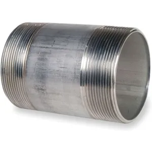 APPROVED VENDOR 1XBH3 Nipple 4 Inch Threaded 304 Stainless Steel | AB4DJZ