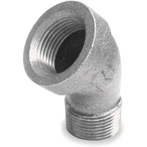 APPROVED VENDOR 1XKU9 Street Elbow 45 Degree 1 Inch Npt Galvanised | AB4FBZ