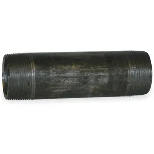 APPROVED VENDOR 1XLE5 Nipple 1 1/4 x 12 Inch Threaded Black Steel | AB4FFT