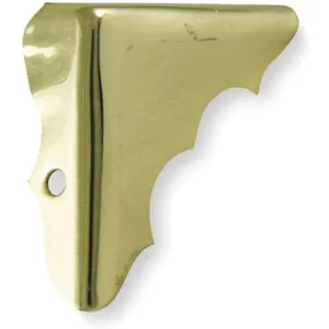 APPROVED VENDOR 1XMP3 Corner Brace Brass 1 Hole Pack Of 4 | AB4FLG