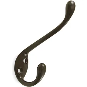 APPROVED VENDOR 1XNG4 Heavy Duty Coat Hook Bronze | AB4FPN