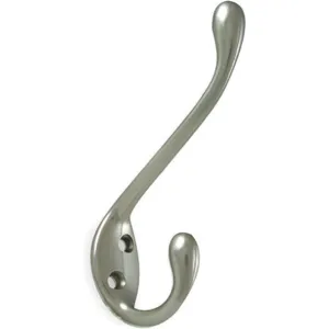 APPROVED VENDOR 1XNG6 Heavy Duty Coat Hook Nickel | AB4FPP