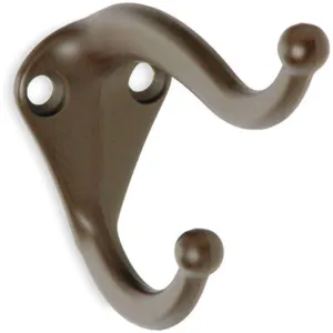 APPROVED VENDOR 1XNH2 Coat And Hat Hook Bronze L 2 3/4 In | AB4FPR