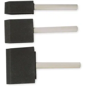 APPROVED VENDOR 1XRK4 Paint Brush Set 8in. - Pack Of 3 | AB4FYB