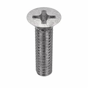 APPROVED VENDOR 1ZY97 Machine Screw Flat Stainless Steel 0-80 X 1/4 L, 100PK | AB4QHT