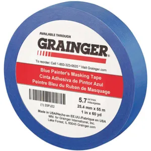 APPROVED VENDOR 20PJ22 Masking Tape 60 Yard Length x 1 Inch Width Blue | AB4ZJA