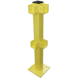 APPROVED VENDOR 22DN06 Corner Post 45 Inch Yellow Steel | AB6TCC