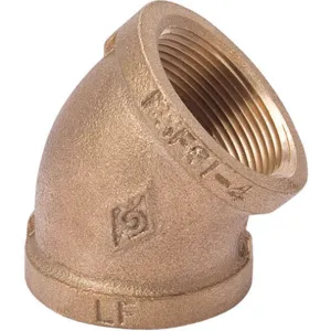 APPROVED VENDOR 22UL04 Elbow 45 Degree 1-1/2 Inch Brass | AB7EXX