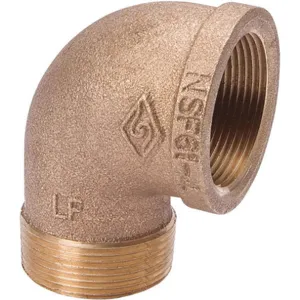 APPROVED VENDOR 22UL08 Street Elbow 90 1-1/2 Inch Brass | AB7EYB